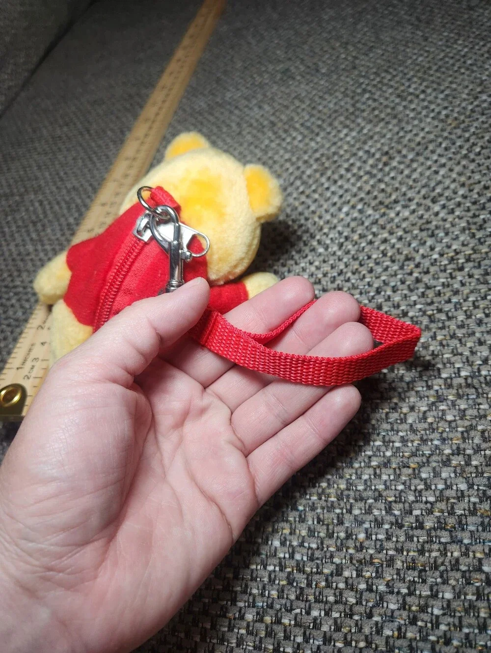 Vintage Disney Store Mini Bean Bag Plush Keychain